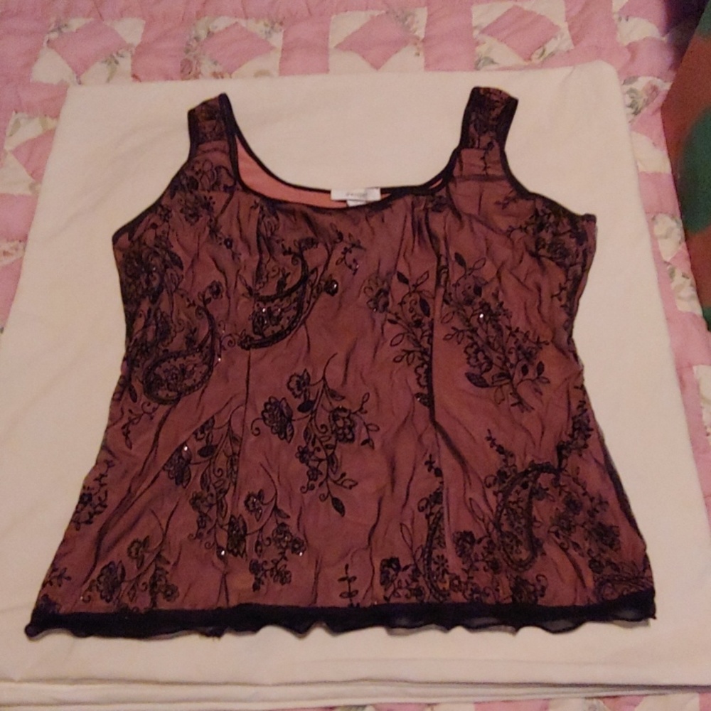 Sparkly date night tank